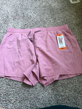 Pacific Trail Women's Dusty Pink Athletic Shorts with Drawstring